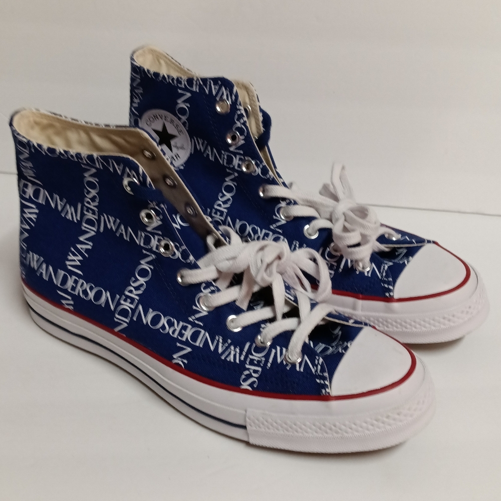 NEW JW Anderson x Converse  Collab Blu Logo Chuck 70 Grid Pack Unisex M 10/W 12 - Picture 2 of 14